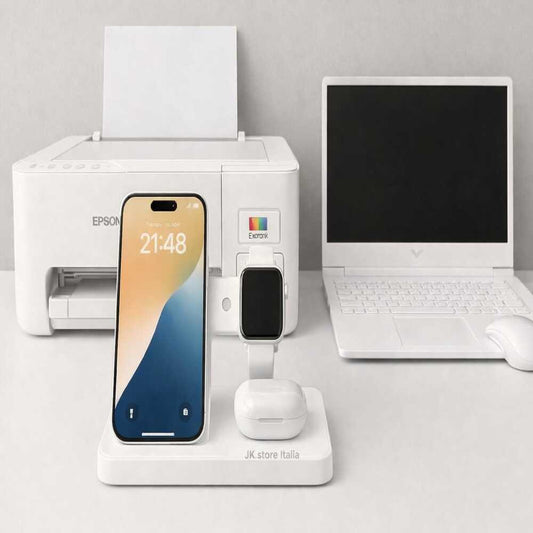 Caricabatterie wireless 3 in 1