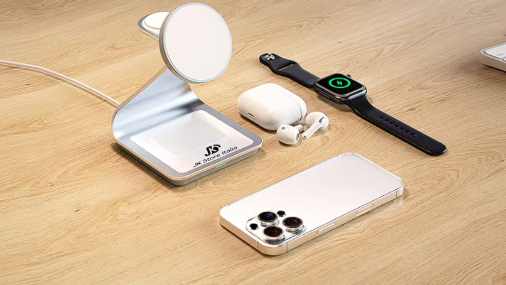 Caricabatterie: 3 in 1