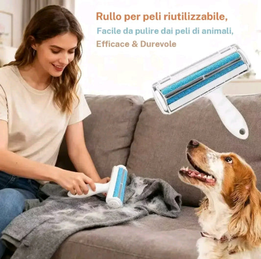 Spazzola rimuovi peli cane e gatto